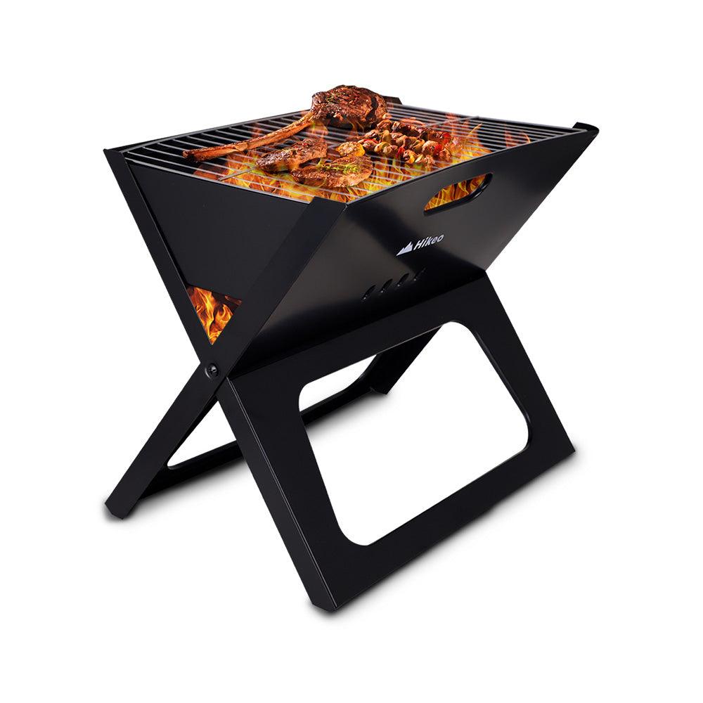 Asador de Carbón Portátil Plegable para Carne Asada Parrillada