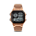 Reloj Digital Clásico con Correa de Metal Mod. 1335