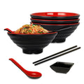 Vajilla de Melamina para Ramen de 16 Piezas, 4 Personas