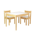 Mesa Montessori Infantil con 2 Sillas de Madera Shimy