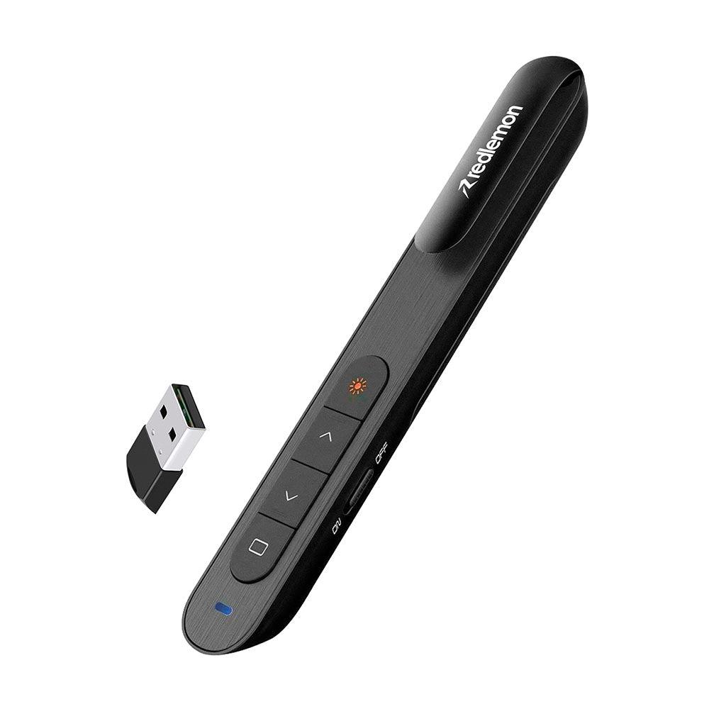 Presentador Inalámbrico USB con Puntero Láser, 20 m