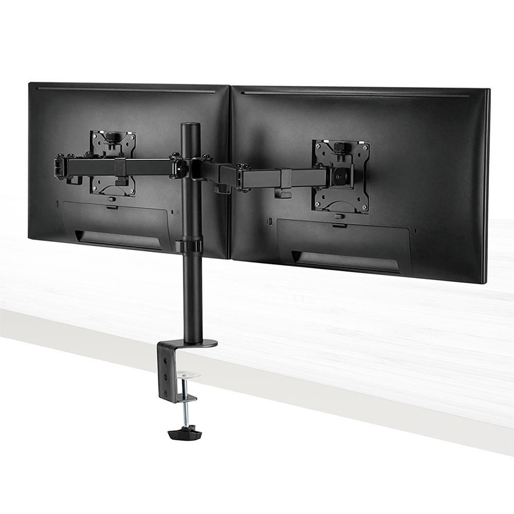 Soporte para 2 Monitores de 13” a 32” con Base para Escritorio