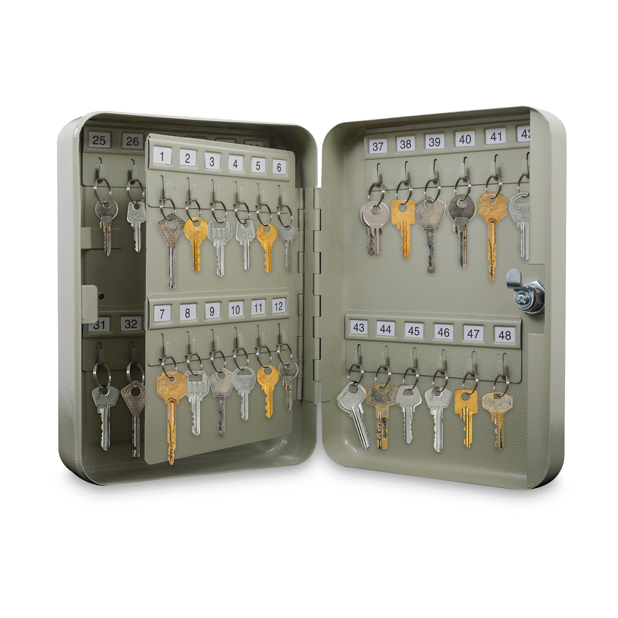 Gabinete Organizador de Acero para 48 Llaves
