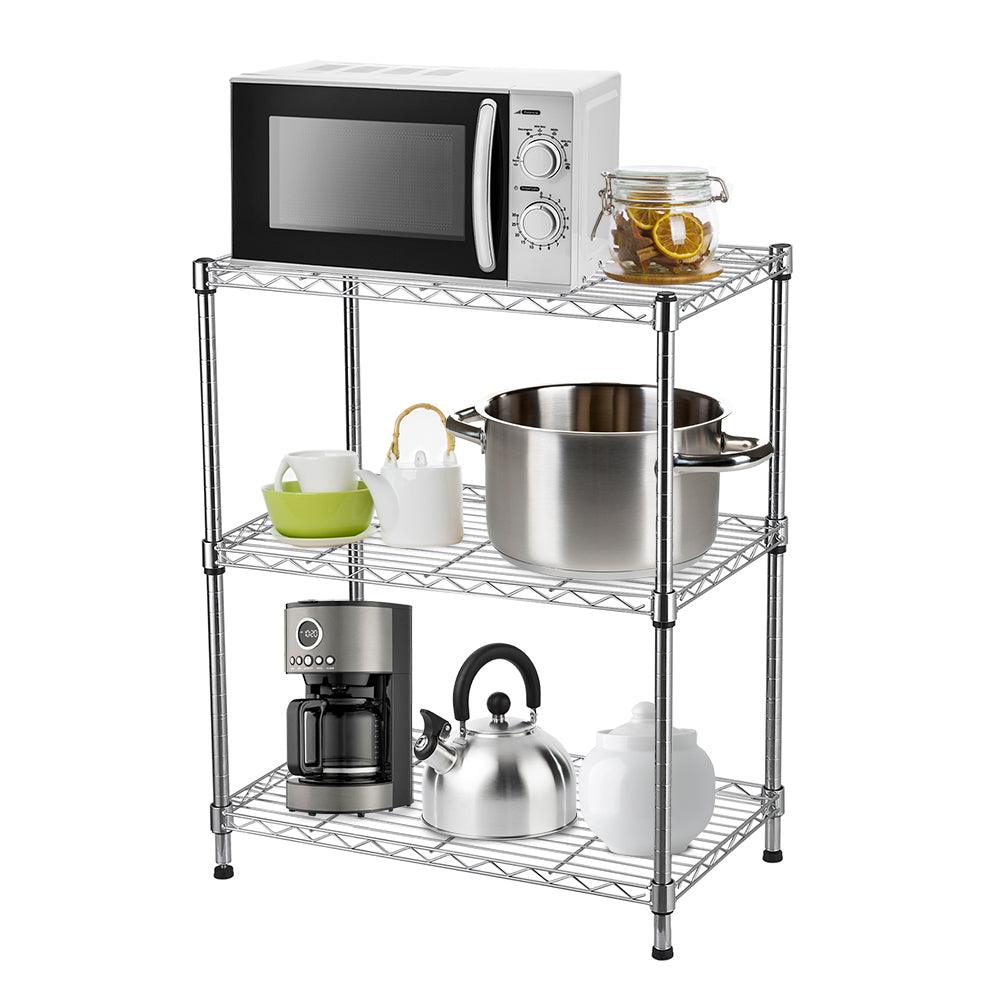 Estante Organizador de Metal con 3 Repisas Multiusos