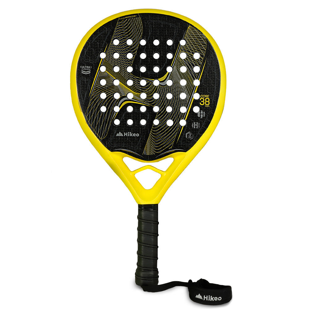 Pala de Pádel Premium con Funda, Pelotas y Grip, Raqueta para todos los Niveles