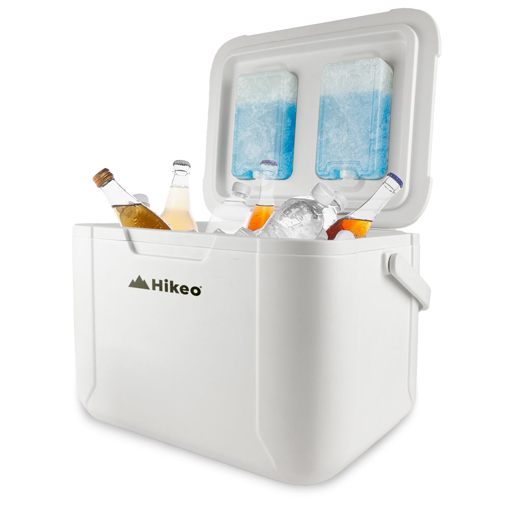 Hielera Rígida de 18 L para 28 Latas con Bloques Fríos HIKEO