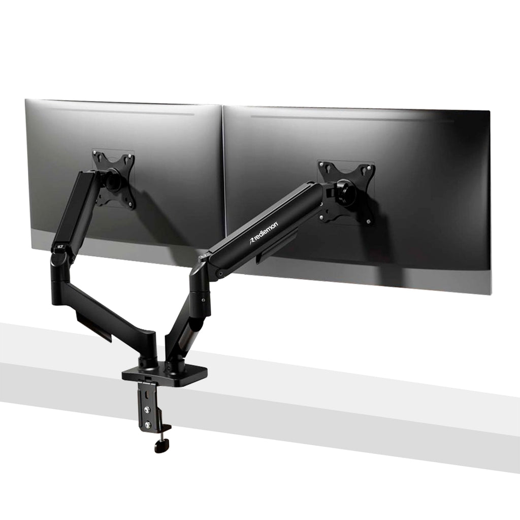 Soporte Articulado para 2 Monitores de 17 a 27 Pulgadas