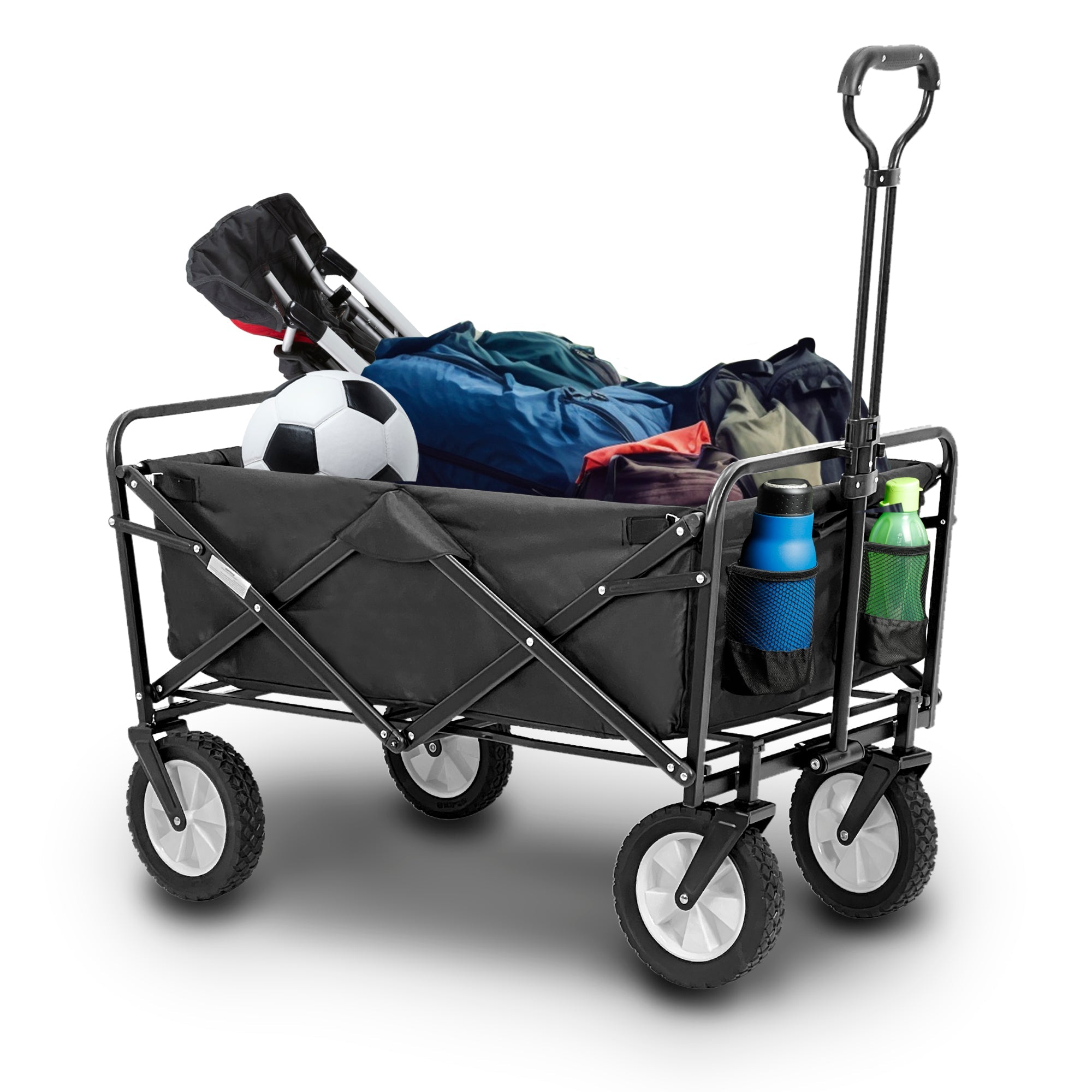 Carrito Plegable para Exterior de 70 kg con Bolsa HIKEO