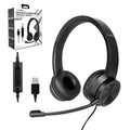 Audífonos USB con Micrófono para Videollamadas y Call Center