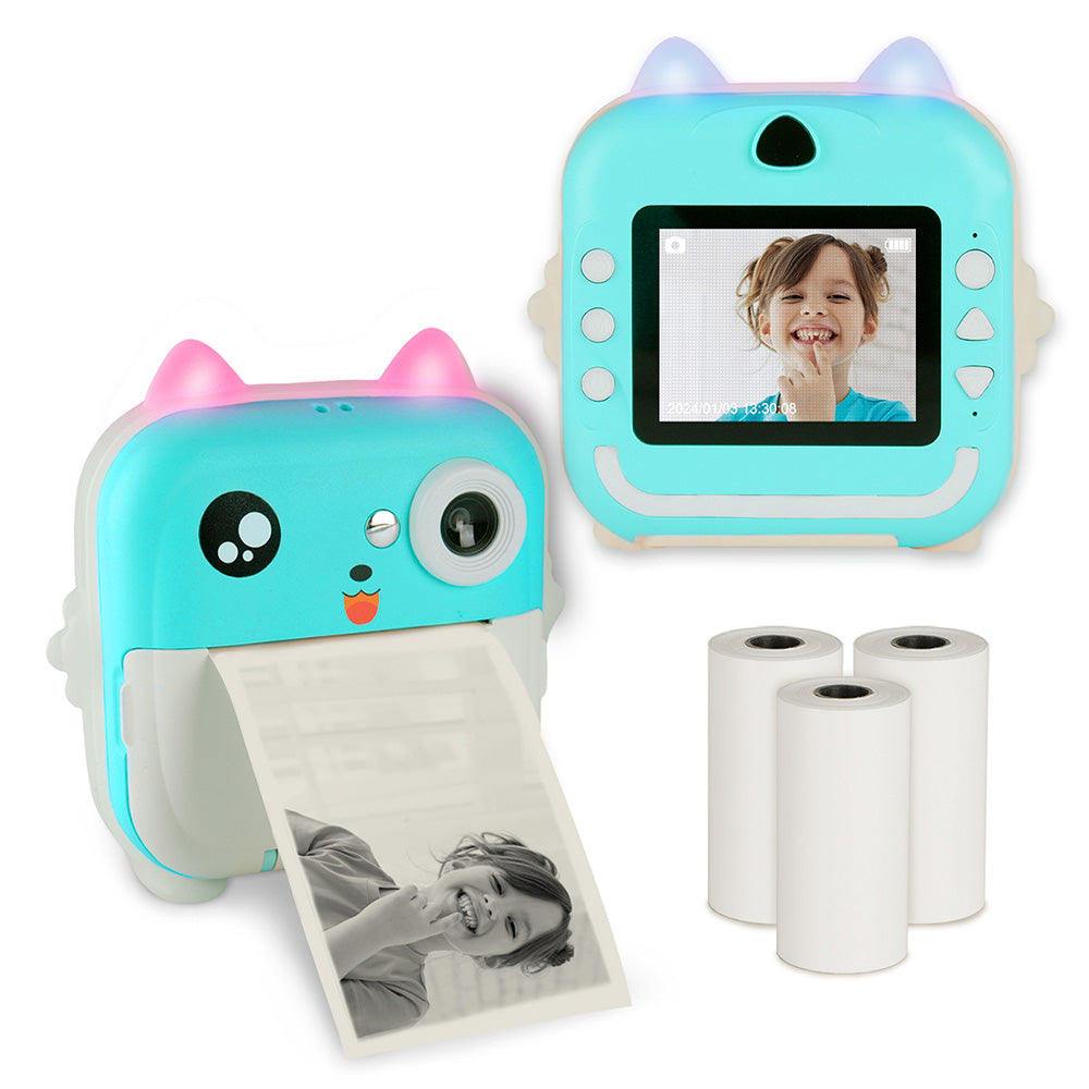 Cámara Fotográfica Digital para Niños con Impresión Instantánea de Fotos