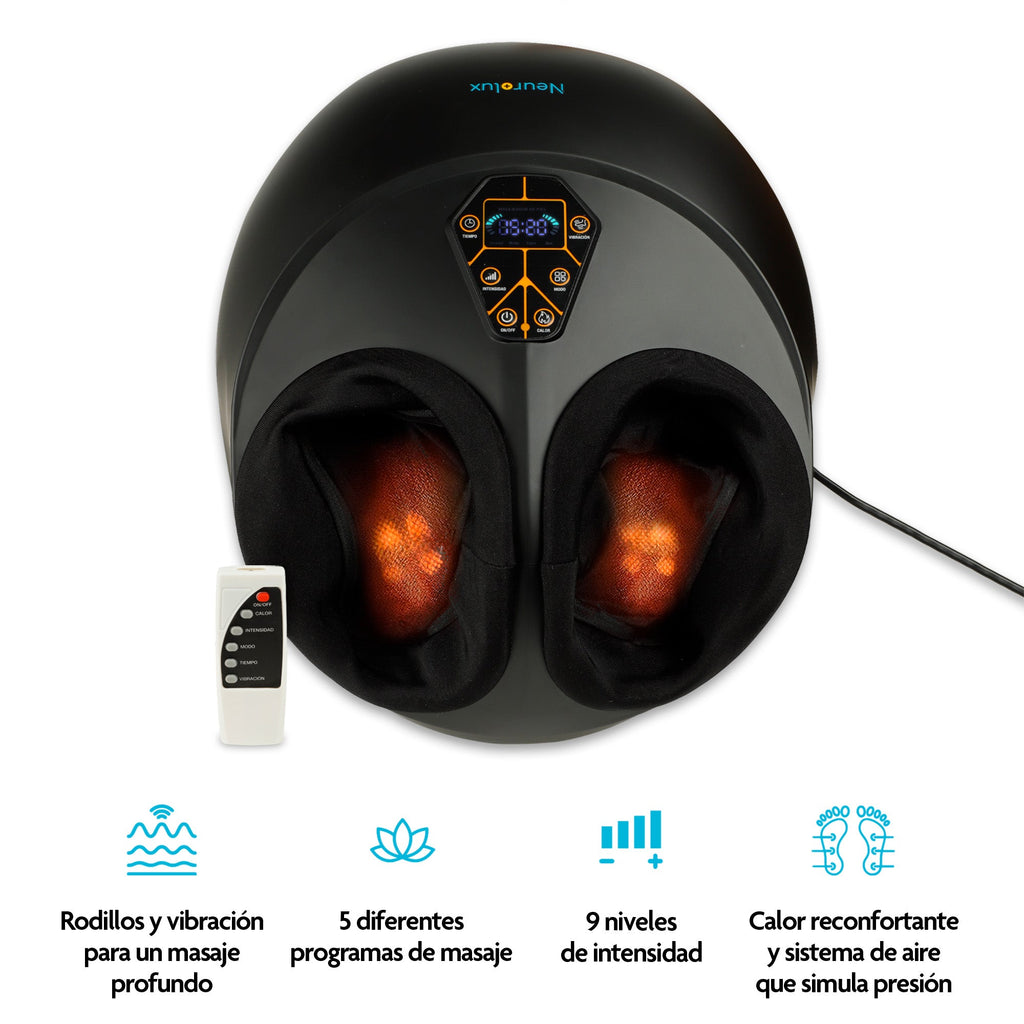 Masajeador Eléctrico de Pies con Calor y Compresión de Aire