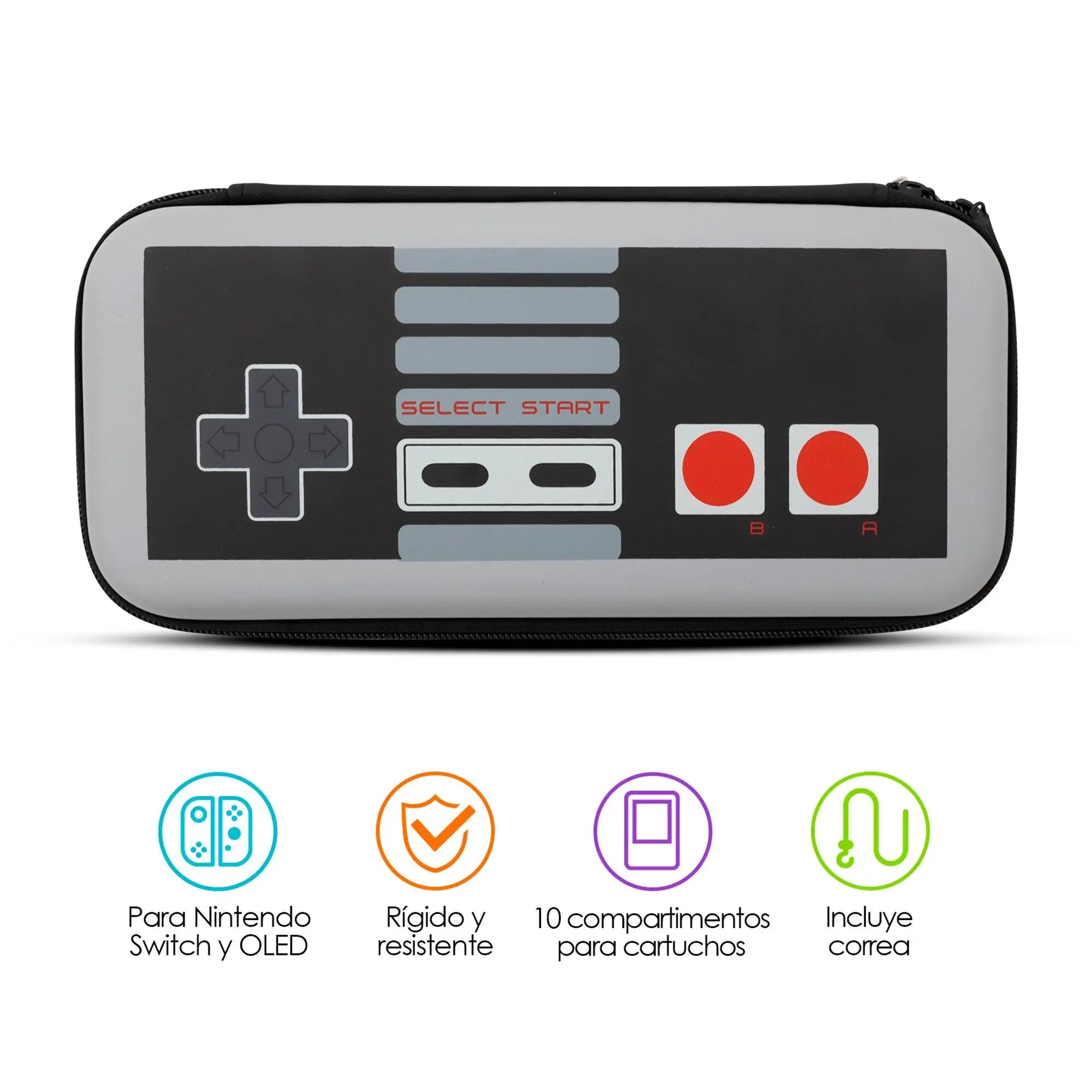 Funda para Nintendo Switch Protector Retro Estuche Rígido