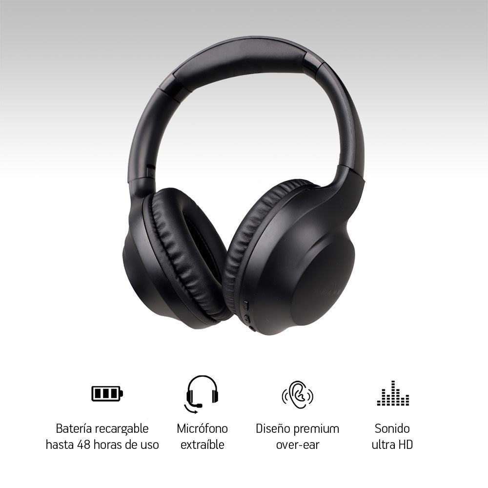 Audífonos Inalámbricos de Diadema Bluetooth con Micrófono Extraíble Akane