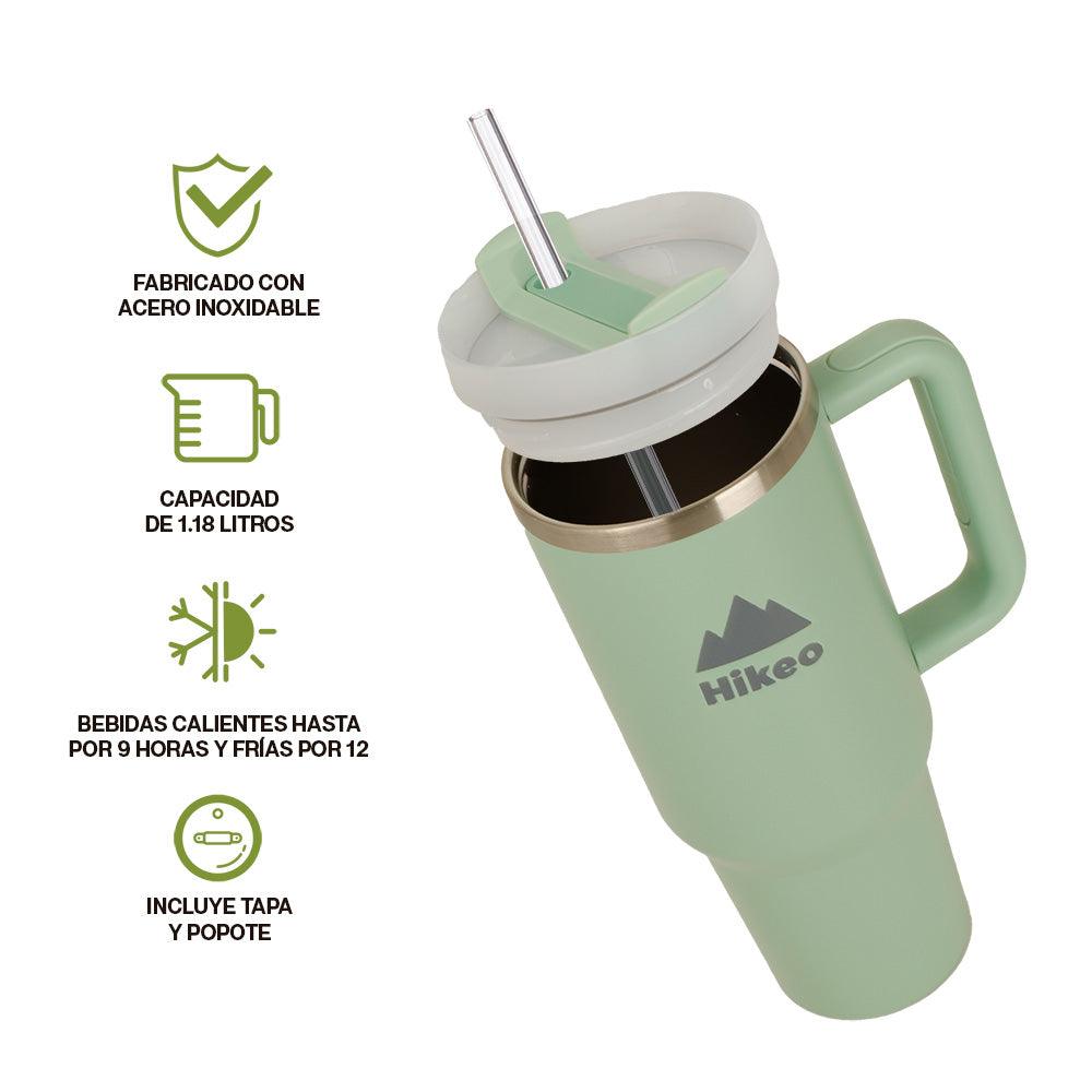 Termo de Viaje de 1.2 L con Asa y Popote HIKEO