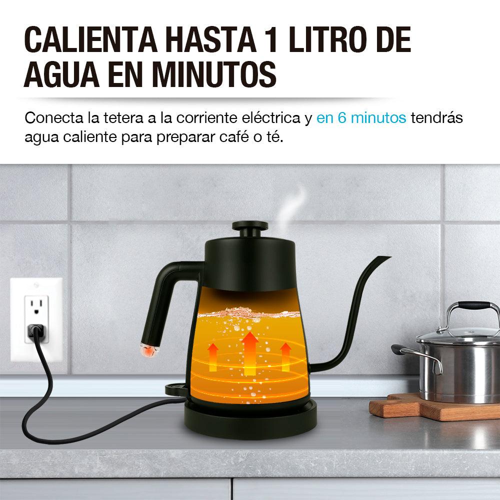 Tetera Eléctrica Cuello de Cisne de 1 L Casa Litus