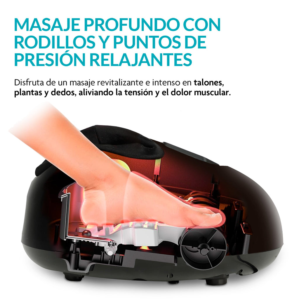 Masajeador Eléctrico de Pies con Calor y Compresión de Aire