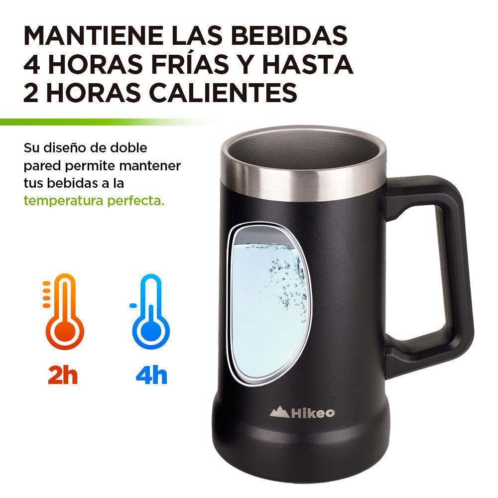 Set de 2 Tarros Cerveceros de Acero Inoxidable 730 ml HIKEO