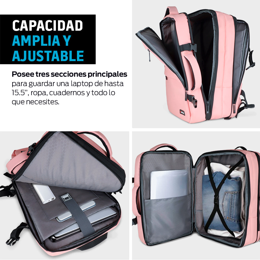 Mochila para Laptop de 15.5 Pulgadas, 30 L con Puerto USB