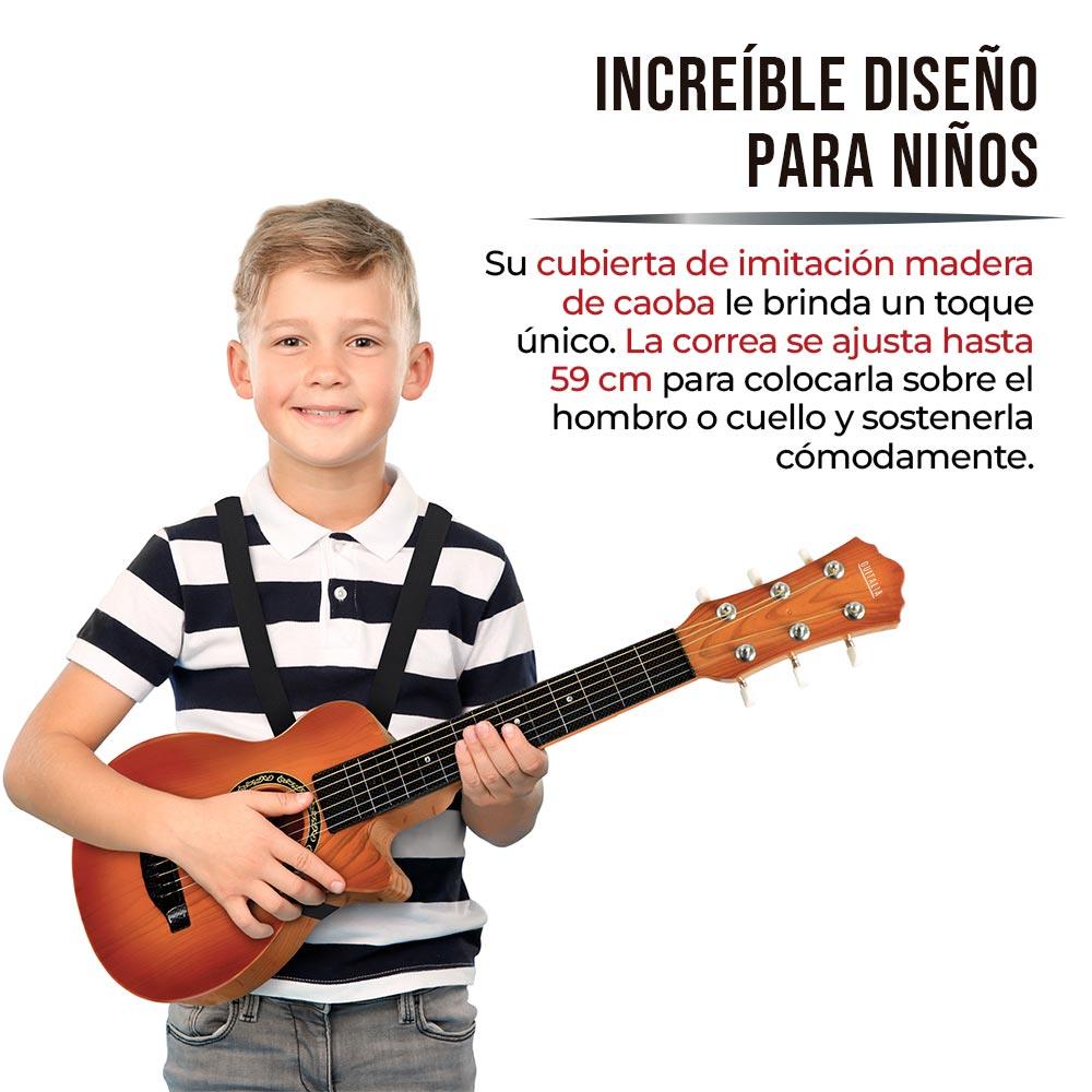Guitarra de Juguete para Niños de 4 a 12 Años con Correa