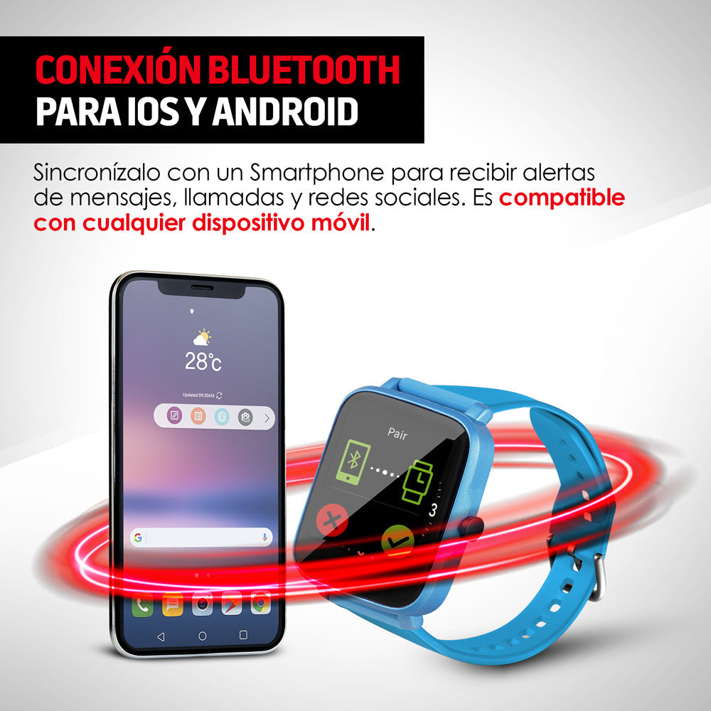 Smartwatch Reloj Inteligente Funciones de Salud Mod. W95