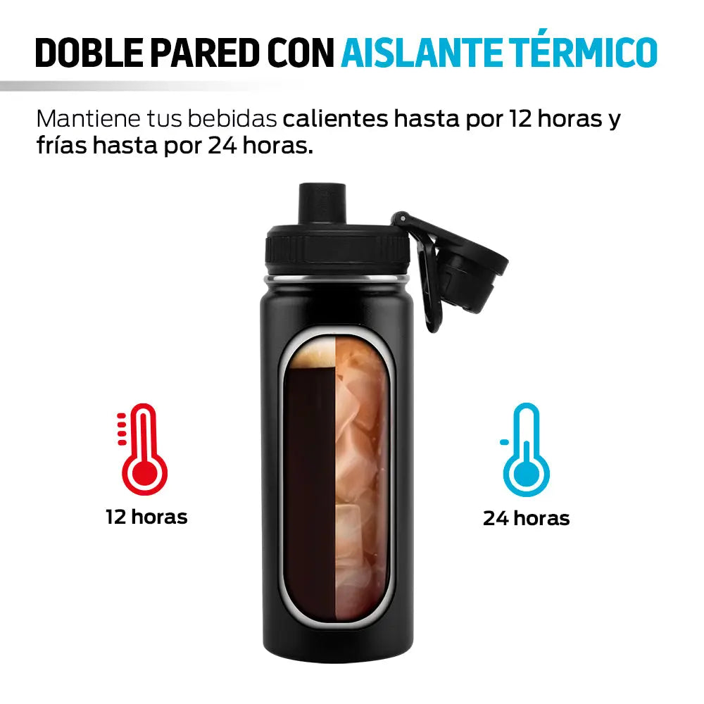Termo de acero inoxidable 532 ml con doble pared