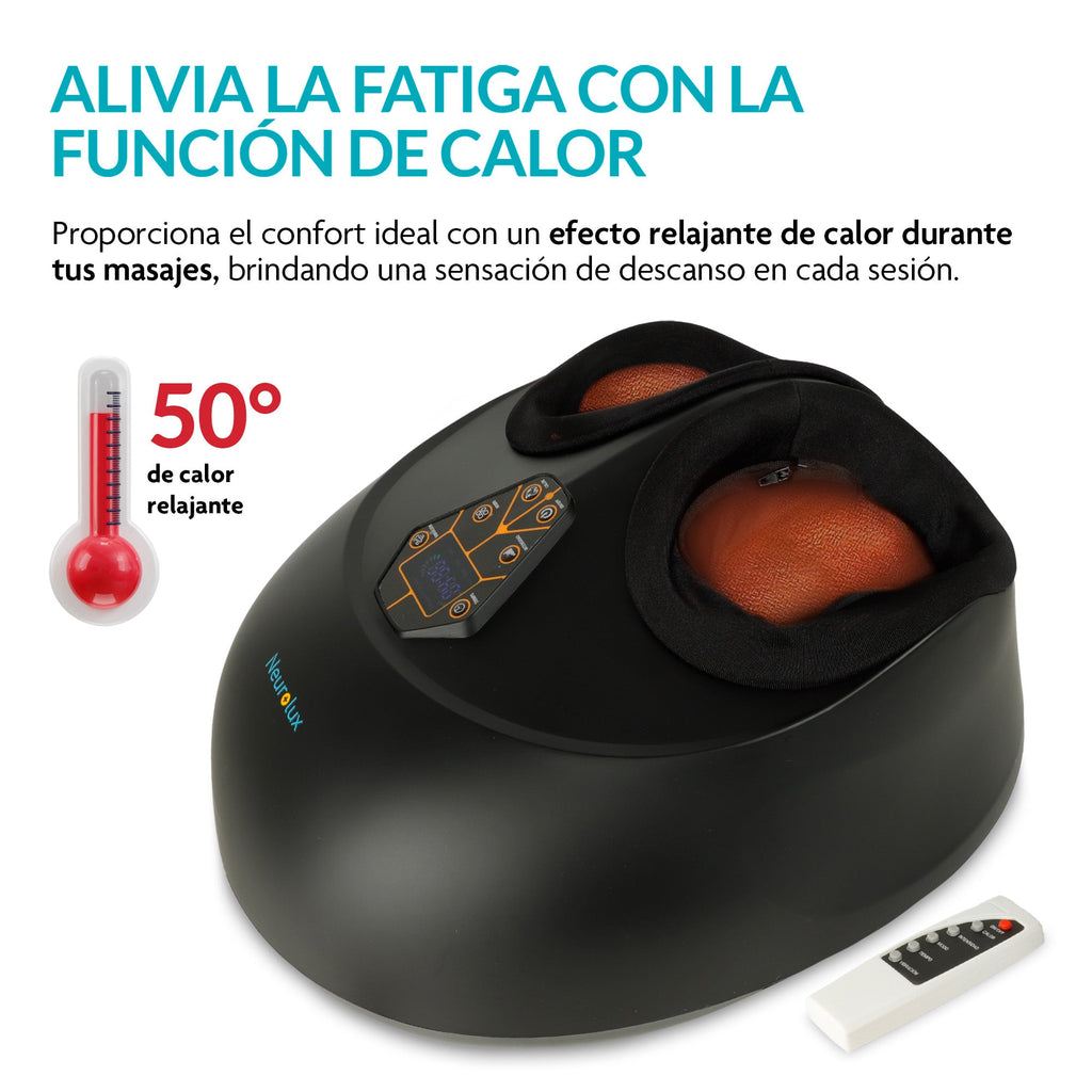 Masajeador Eléctrico de Pies con Calor y Compresión de Aire