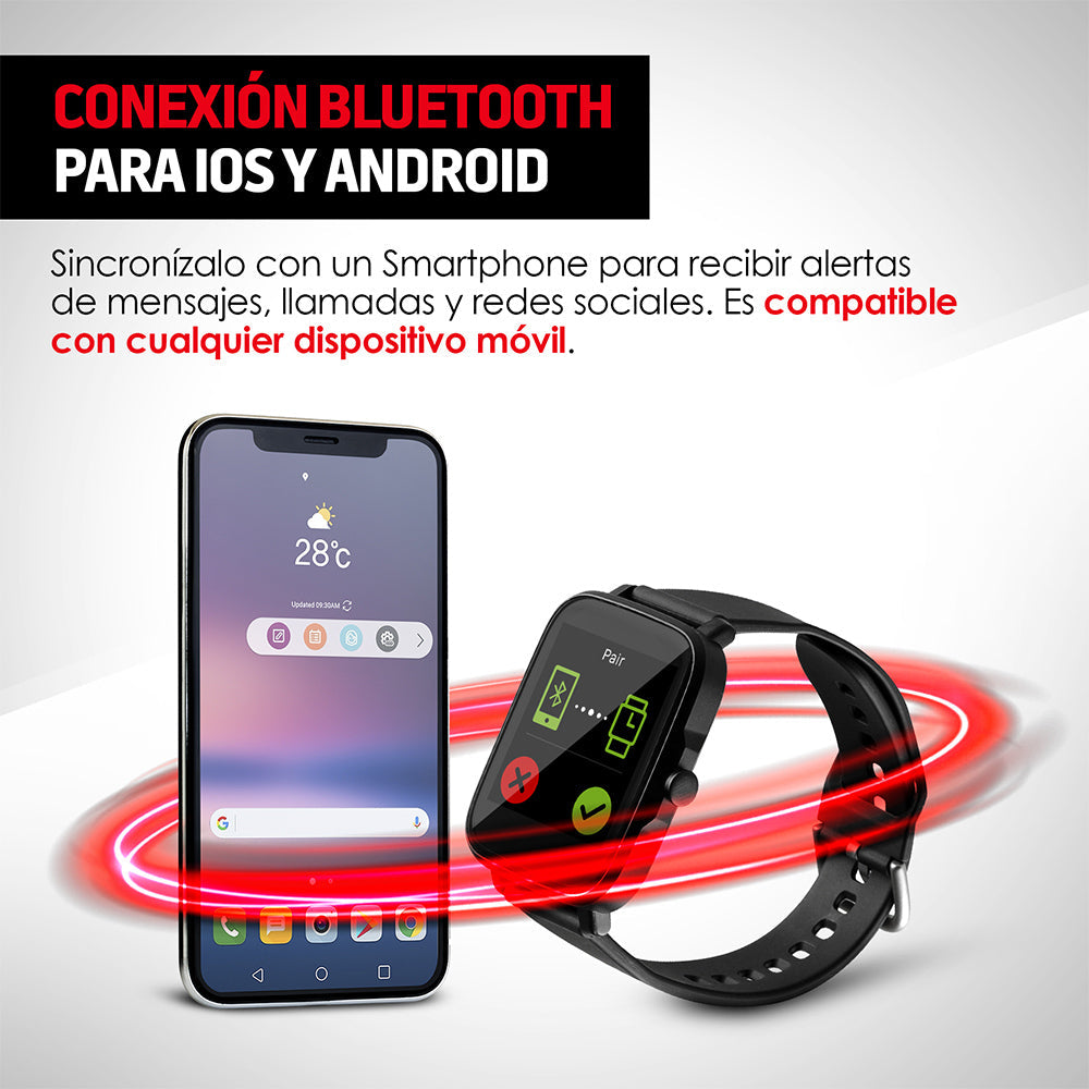 Smartwatch Reloj Inteligente Funciones de Salud Mod. W95