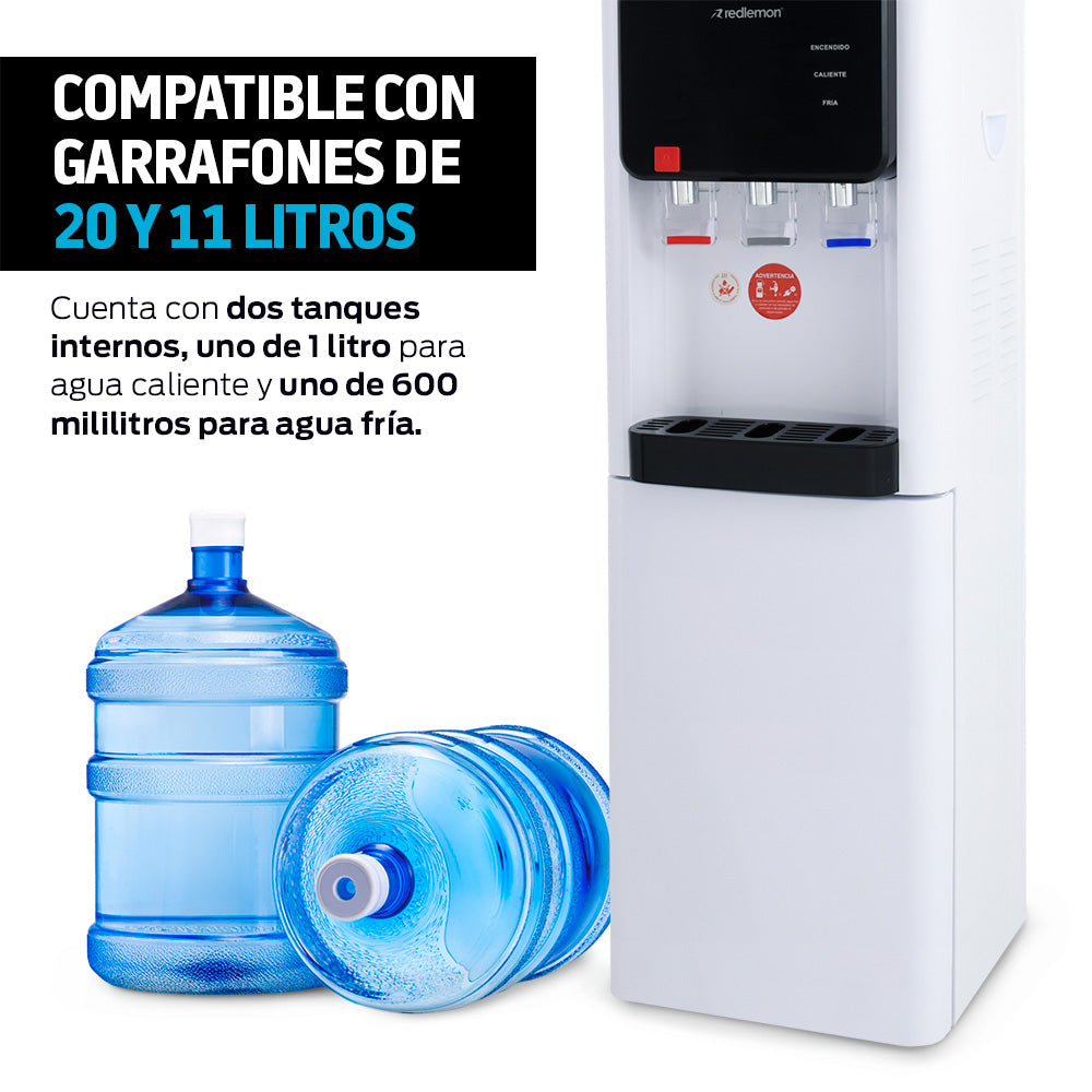 Dispensador de Agua para Garrafón de 11 y 20 L, 3 Temperaturas