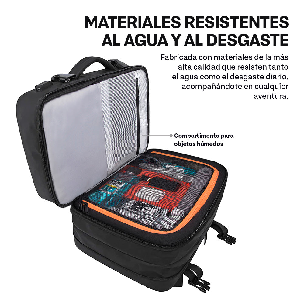 Mochila Expandible de 22 a 35 L para Laptop de 18 Pulgadas