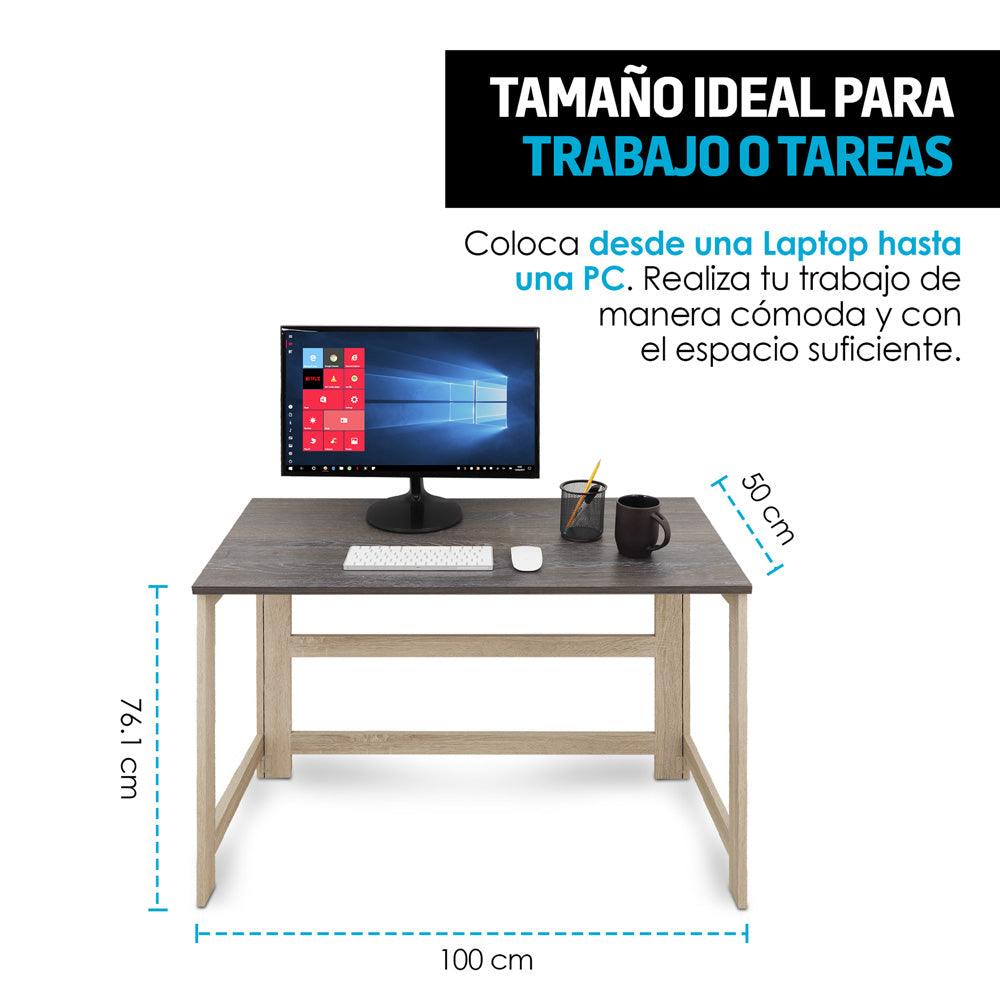 Escritorio Plegable de Madera para PC o Laptop Fácil Armado