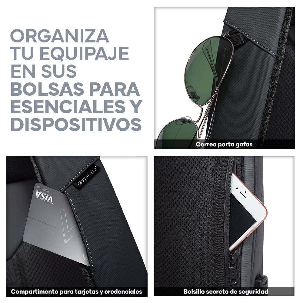 Mochila de 21 L para Laptop de 16.5 Pulgadas con Candado
