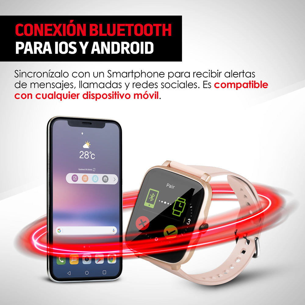 Smartwatch Reloj Inteligente Funciones de Salud Mod. W95