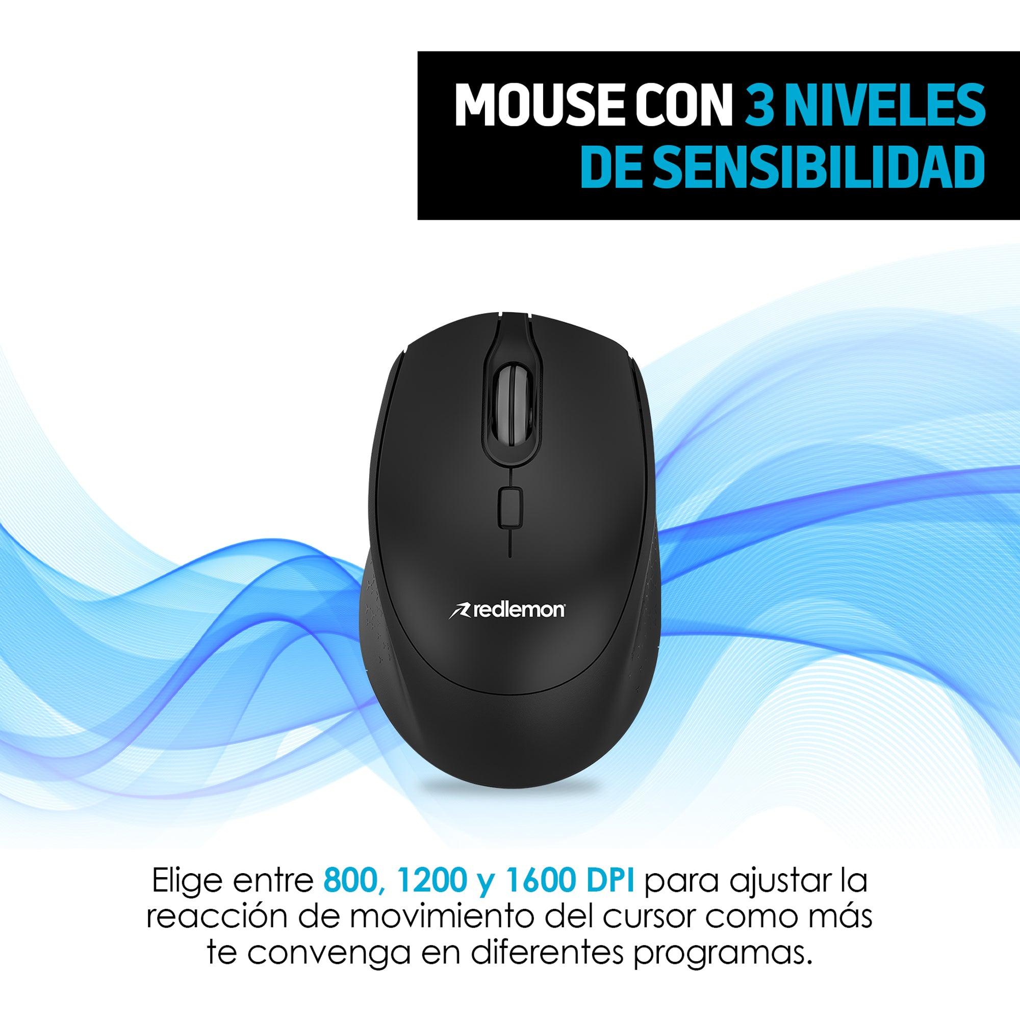 Kit de teclado y mouse inalámbricos USB