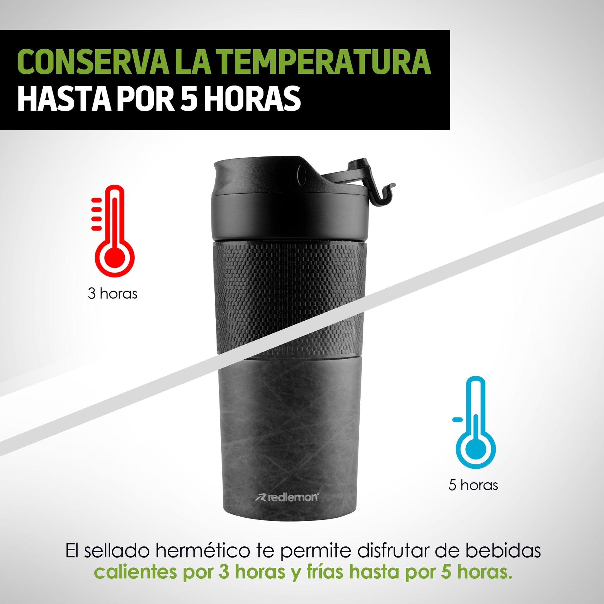 Termo de 350 ml con Prensa Francesa Integrada