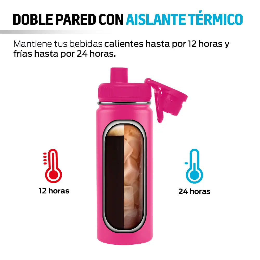 Termo de acero inoxidable 532 ml con doble pared