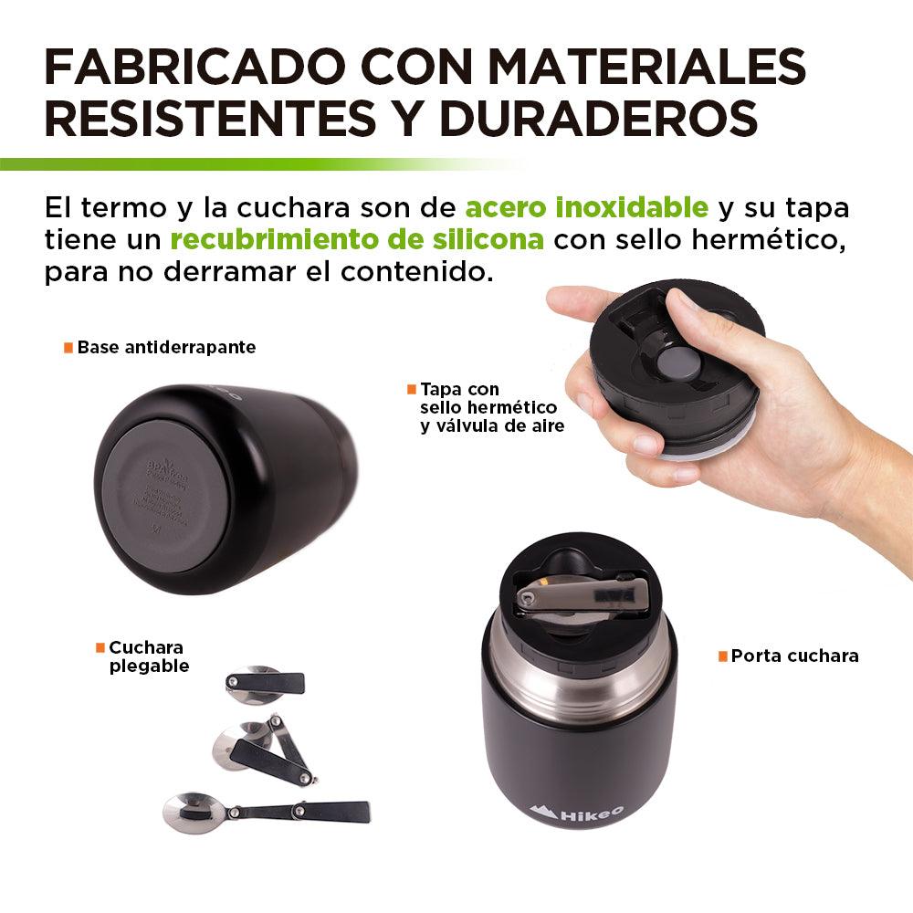 Termo para Comida y Sopa de Acero Inoxidable 628 ml HIKEO