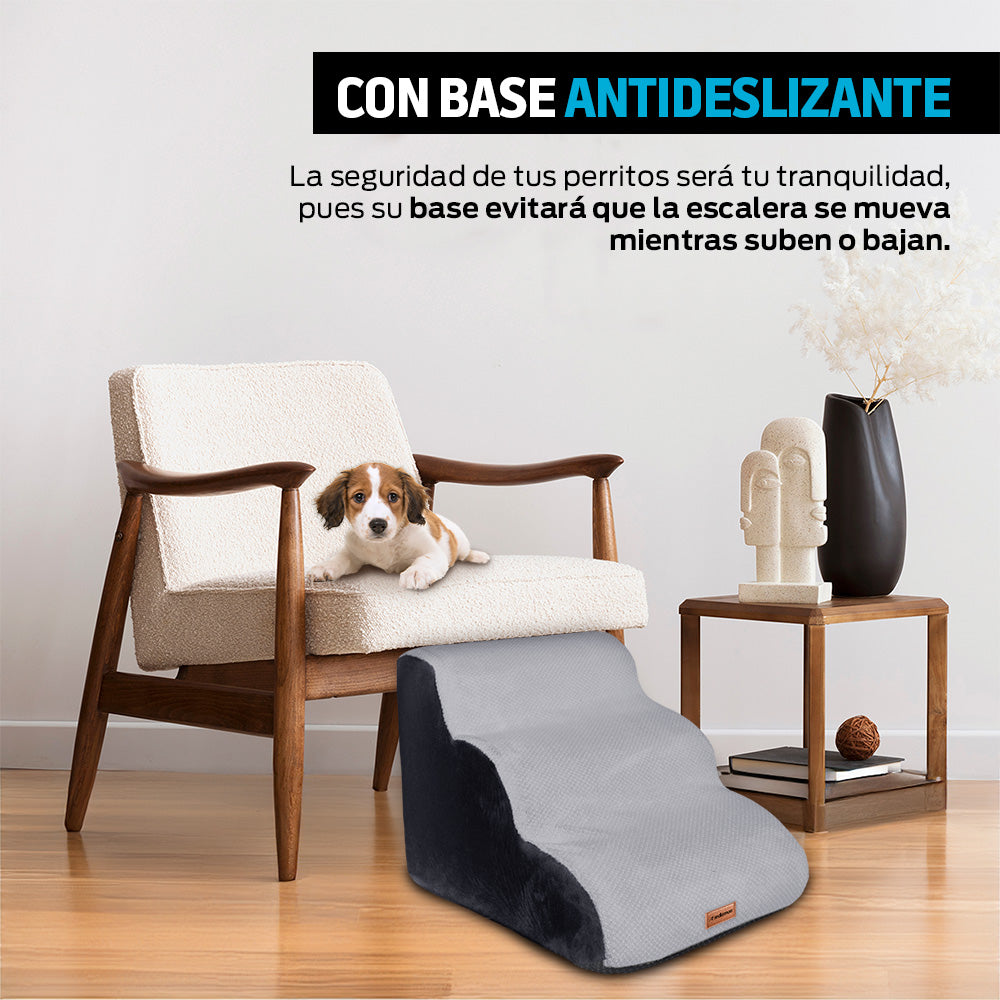 Escalera de Espuma para Perro de 3 Peldaños y 40 cm