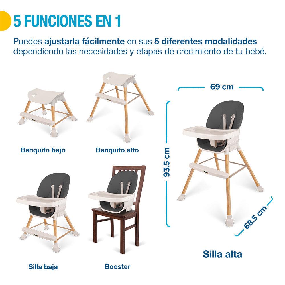 Periquera 5 en 1 para Bebé de 6 a 36 Meses Shimy