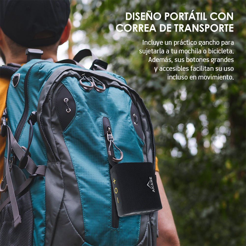 Bocina Bluetooth 5.3 Portátil Ultra Potente 7 W Resistente al Agua IP67