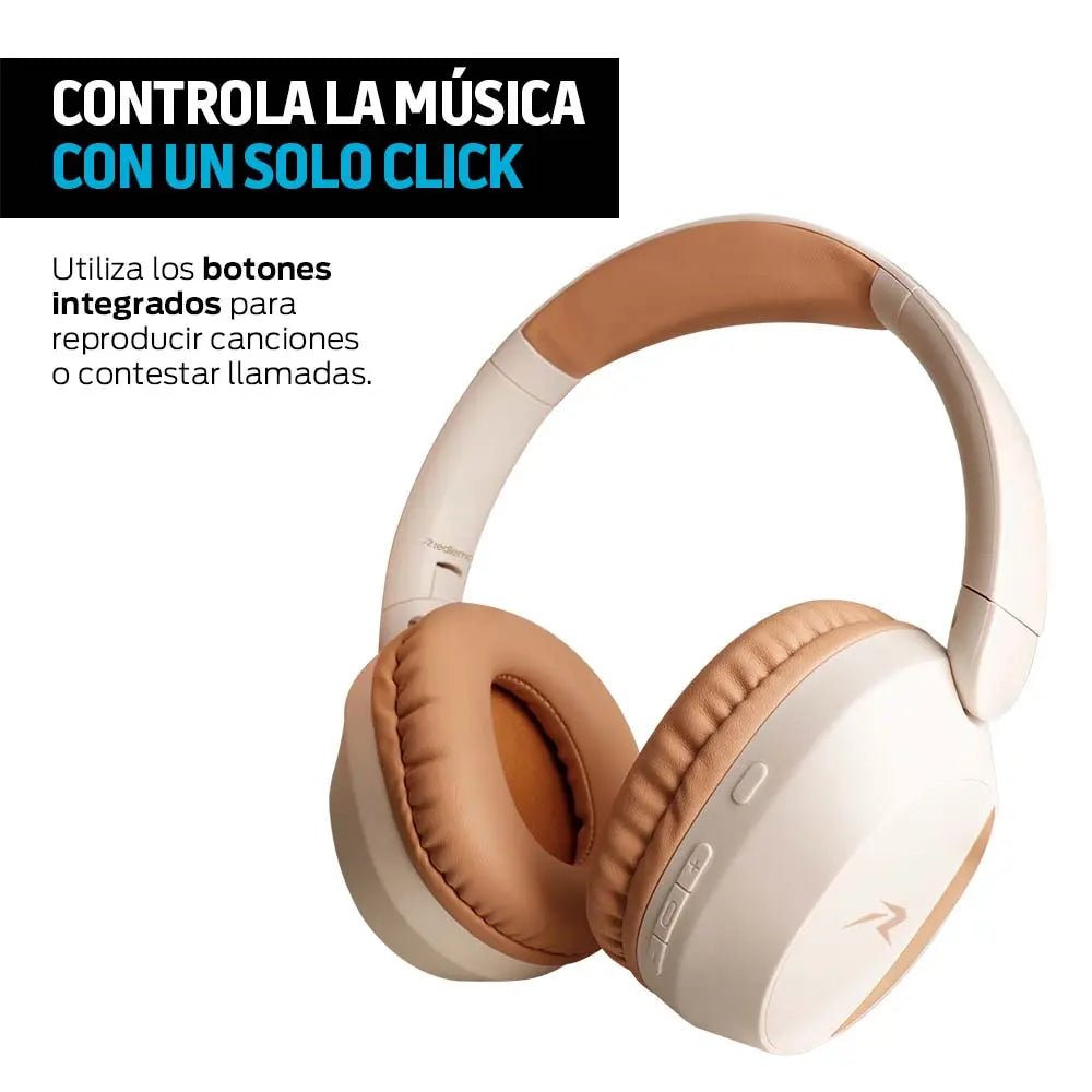Audífonos Bluetooth 5.3 de diadema con hasta 50 h