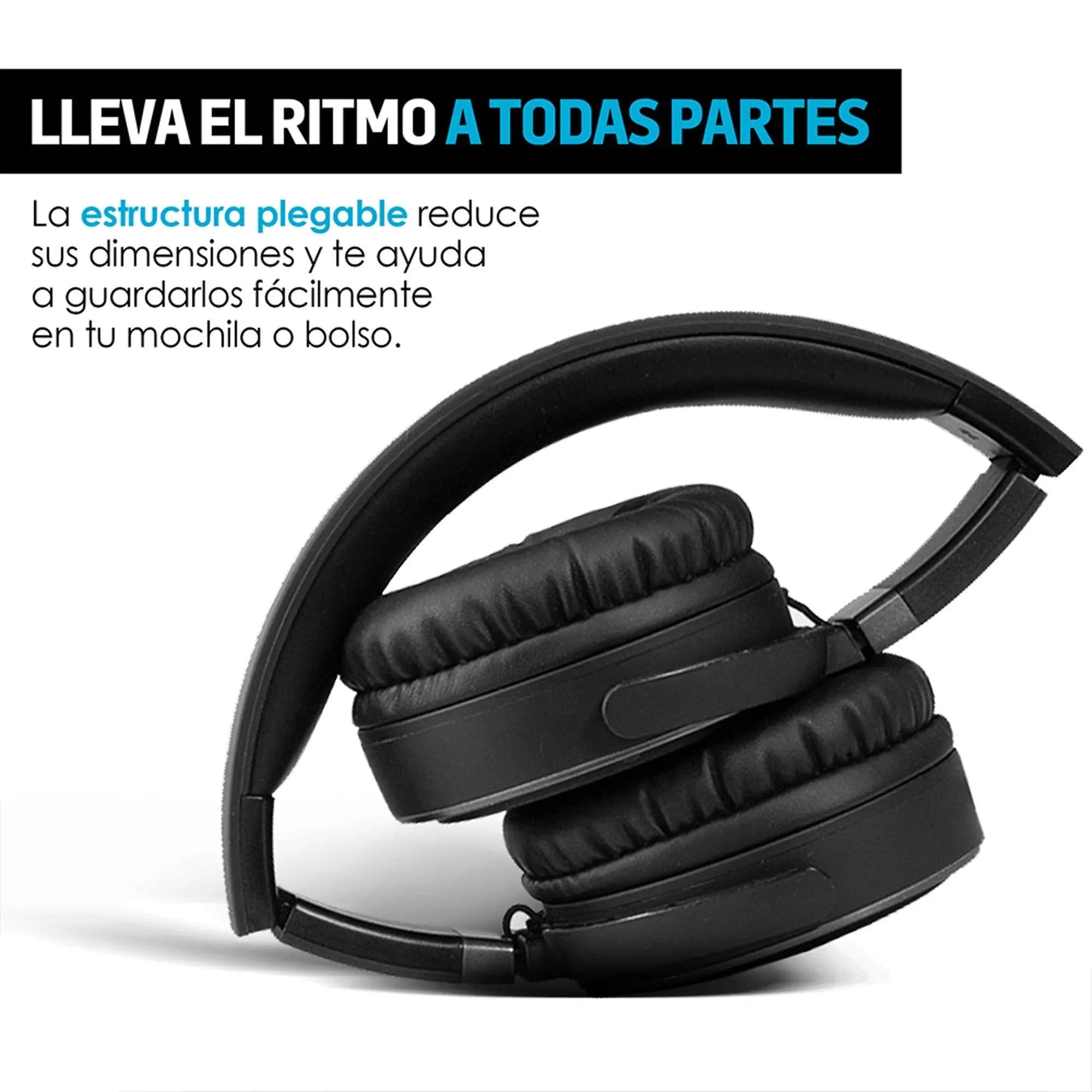 Audífonos alámbricos de diadema 3.5 mm con micrófono