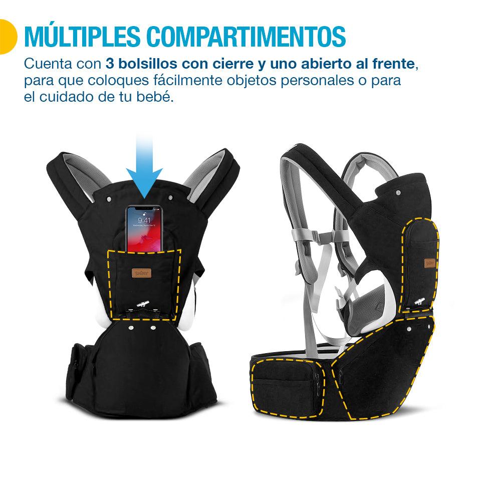 Portabebé con Soporte de Cintura para 0 a 36 Meses Shimy
