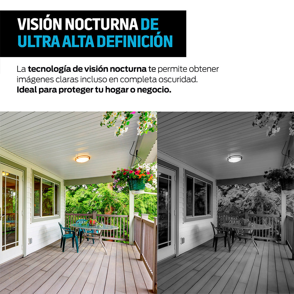 Cámara de Seguridad Exterior Batería Recargable Solar, Visión Nocturna y más