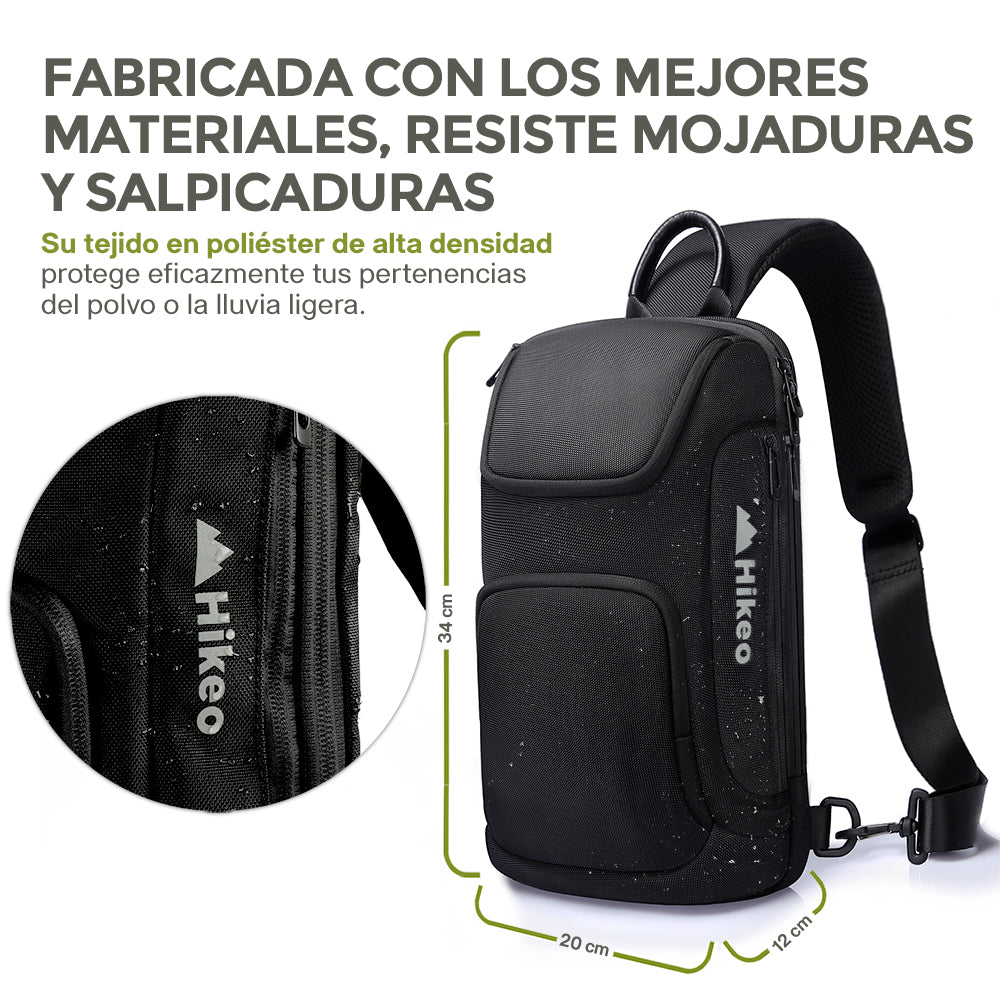 Mochila Crossbody para Tablet de 9.7 Pulgadas Resistente al Agua