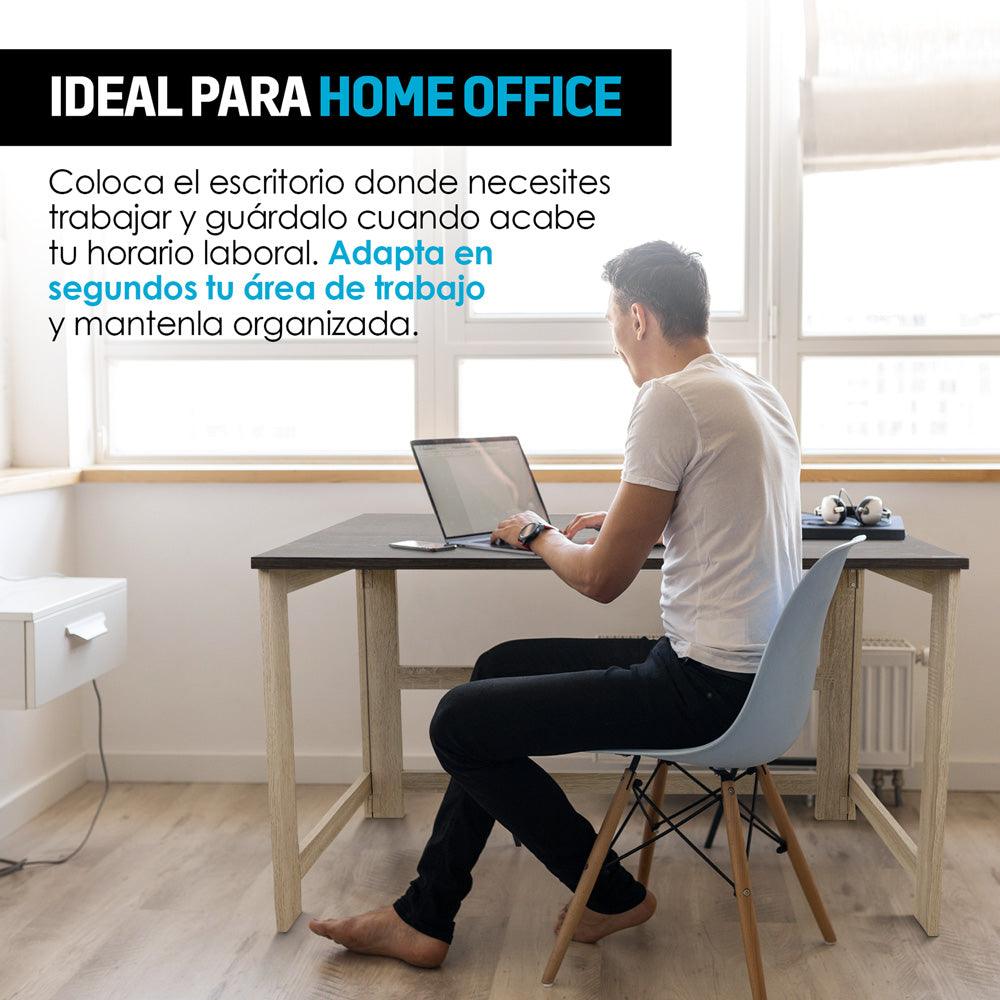 Escritorio Plegable de Madera para PC o Laptop Fácil Armado
