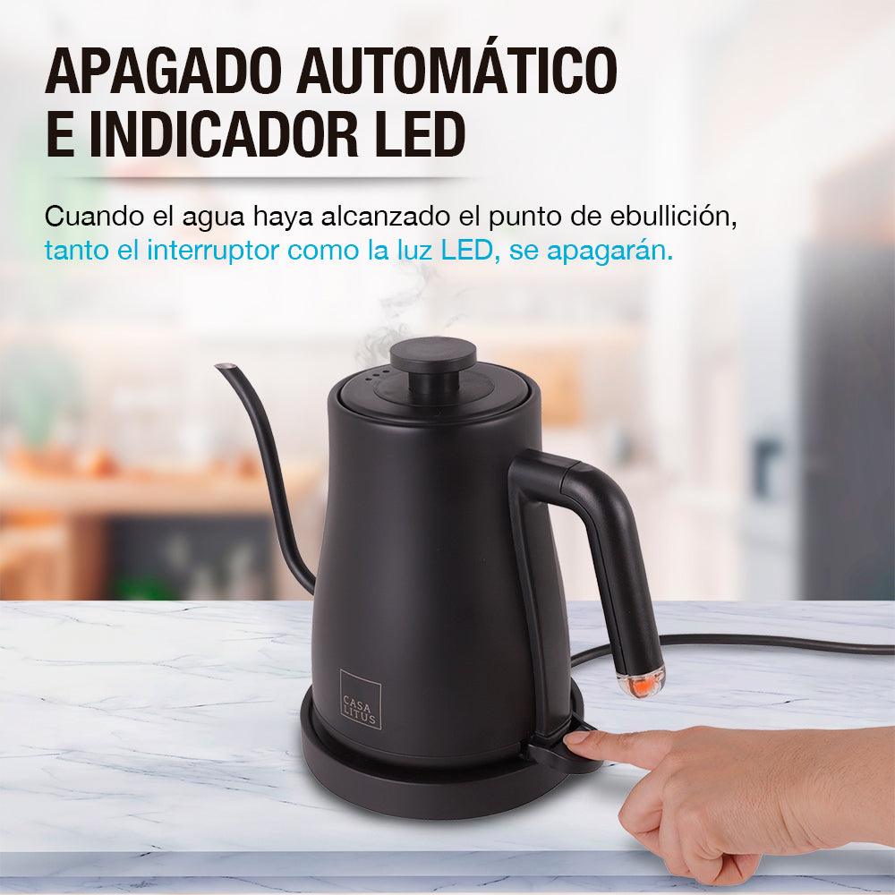 Tetera Eléctrica Cuello de Cisne de 1 L Casa Litus