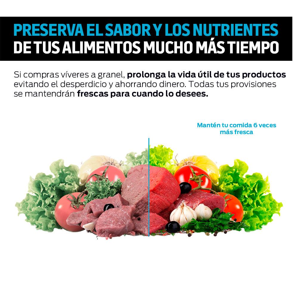 Selladora al Vacío para Alimentos con 30 Bolsas