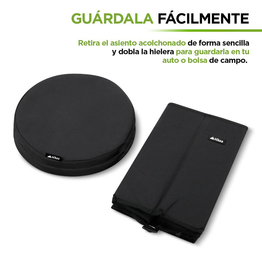 Hielera Térmica Plegable Impermeable XL con Asiento 20 Litros Hikeo