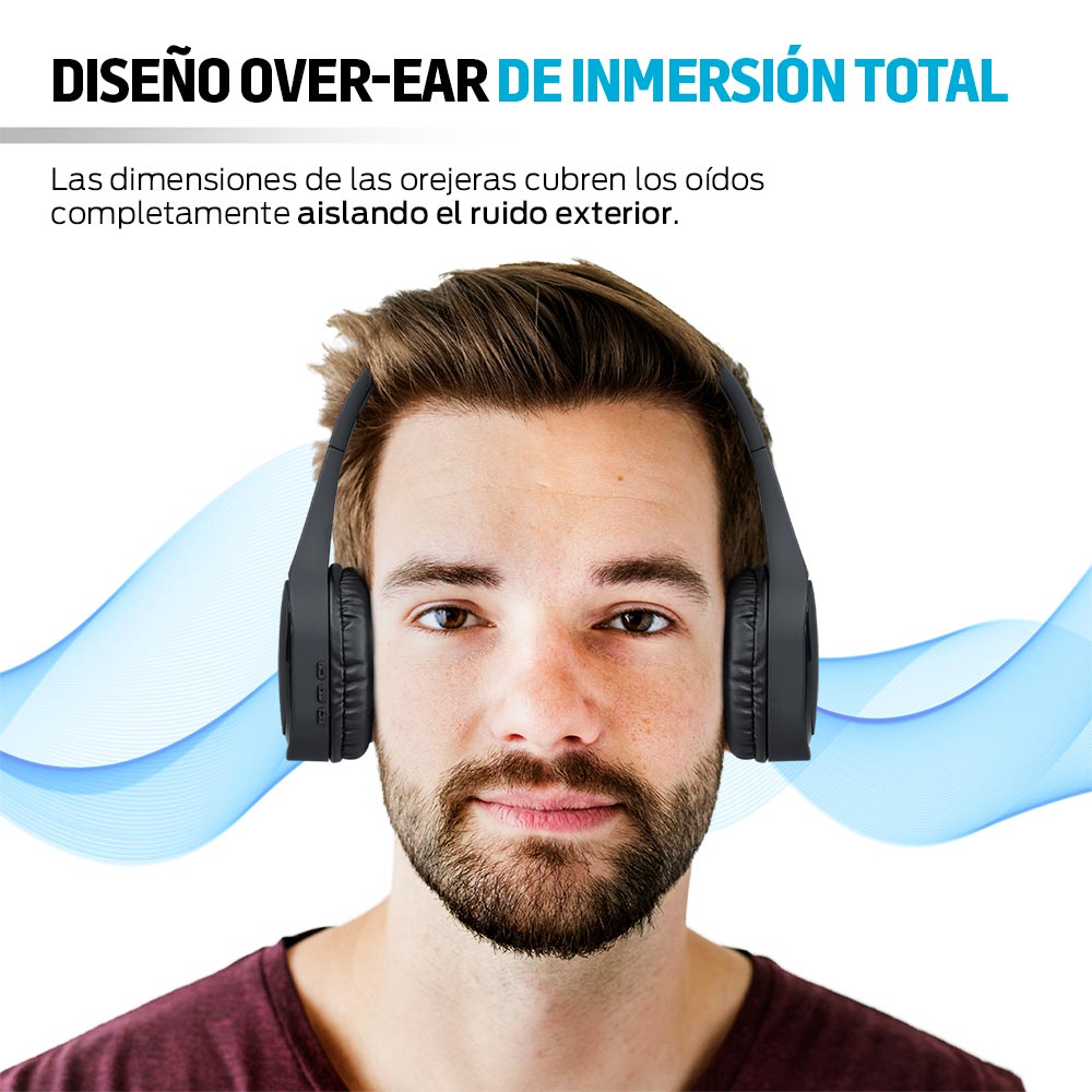 Audífonos Bluetooth Inalámbricos HD de Diadema