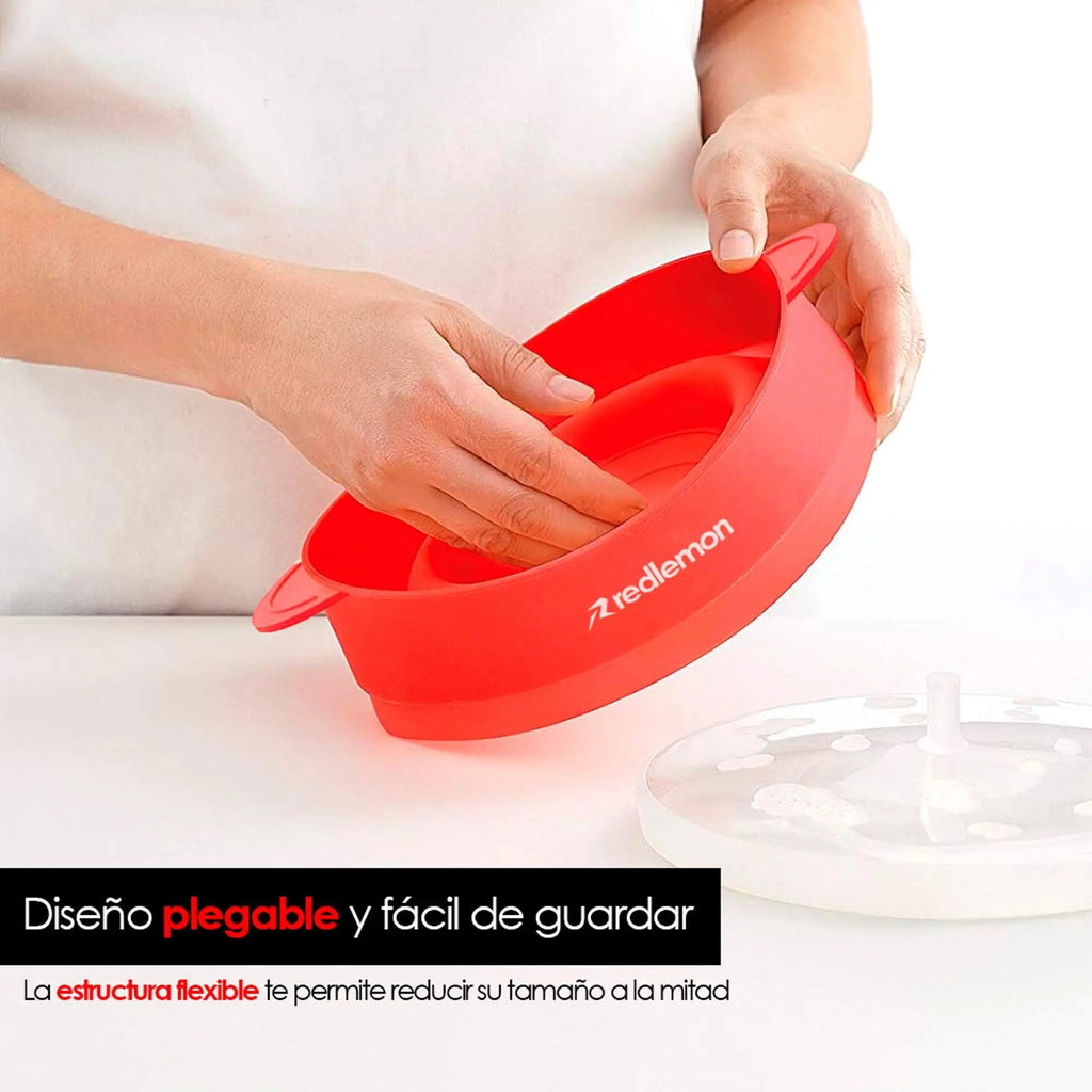Palomera de silicón para microondas hasta 15 tazas